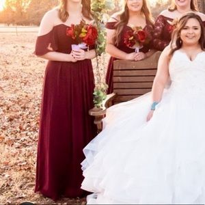 Maroon/wine formal dress